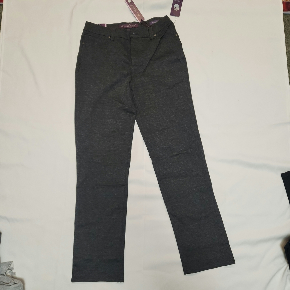 Gloria Vanderbilt Charcoal Pants